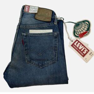 Levi's 501Z 1954 Selvedge Vintage Clothing Women's Jeans W24 L29 Cotton Blue